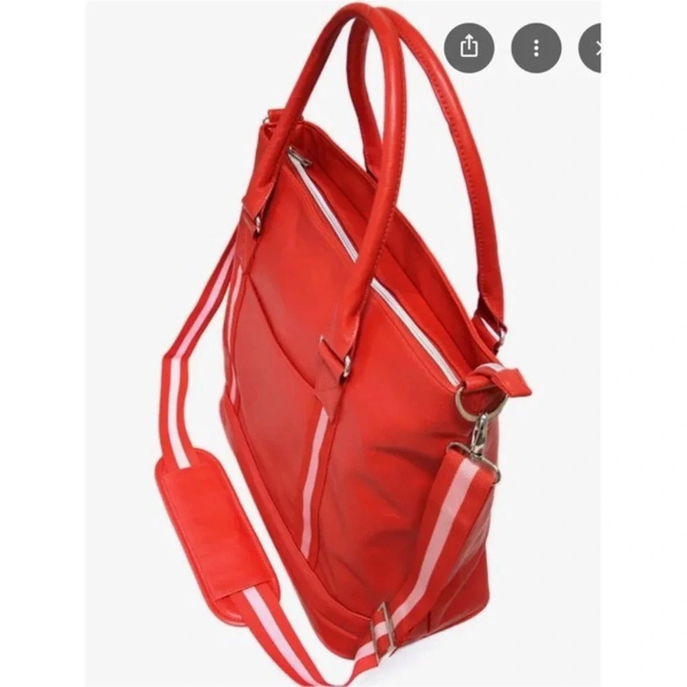 Large Tote Bag, Detachable Strap, laptop pocket Great for work or travel
